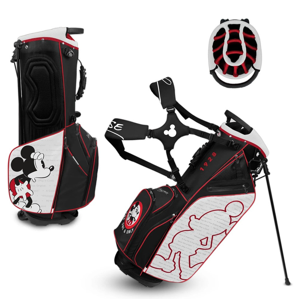 Mickey Mouse ゴルフバッグ Team Effort Disney's Caddie Carry Bag - Pick Your Mouse - Maple